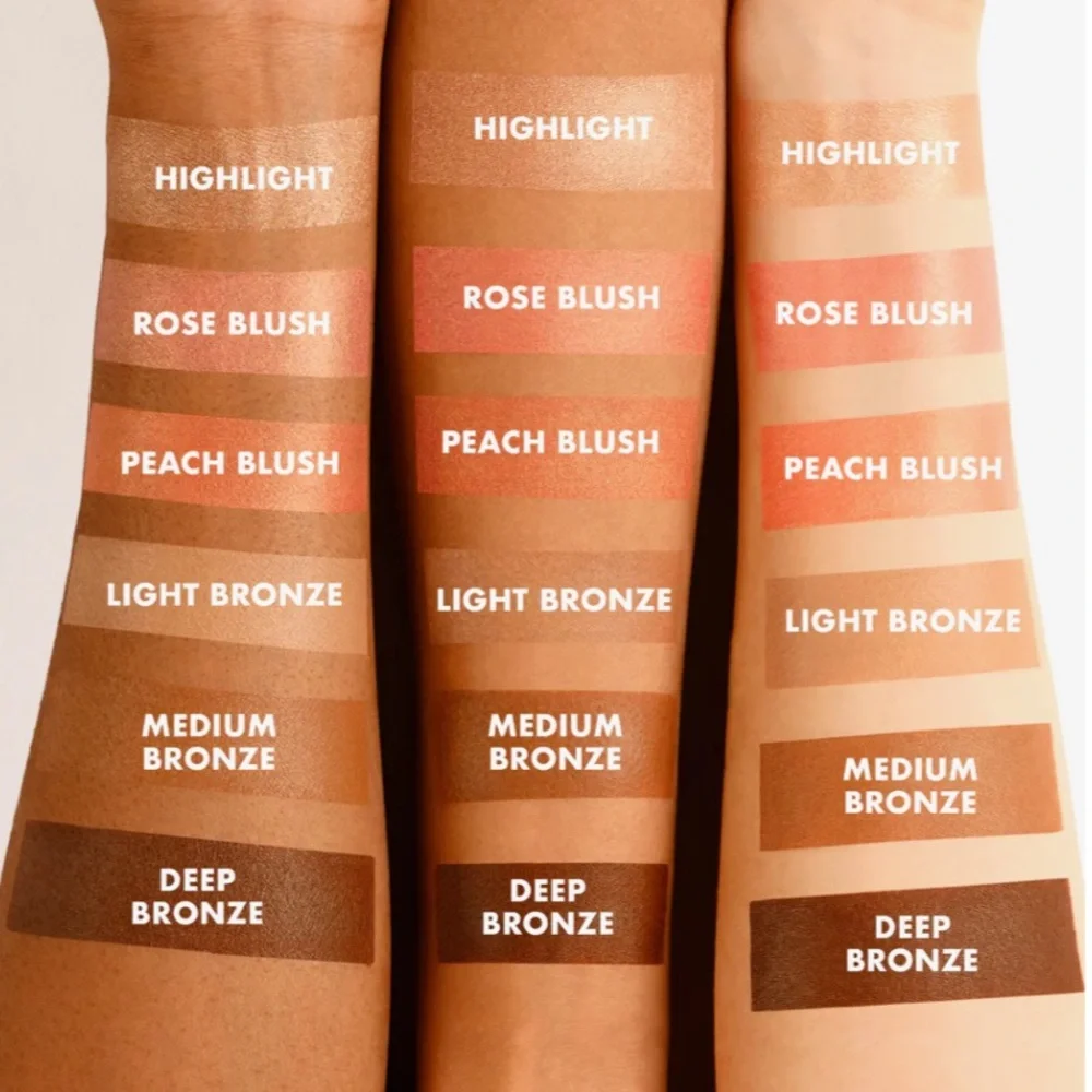 ICONIC LONDON Multi-Use Cream Blush, Bronze & Highlight Palette
